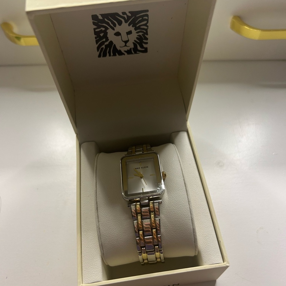 Anne Klein Gold and Silver Watch